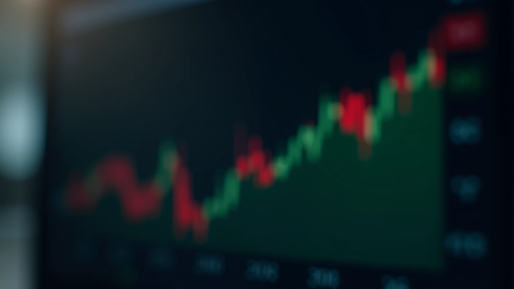 Stoupající graf akcií zobrazující volatilitu s velkými vzestupy a sestupy
